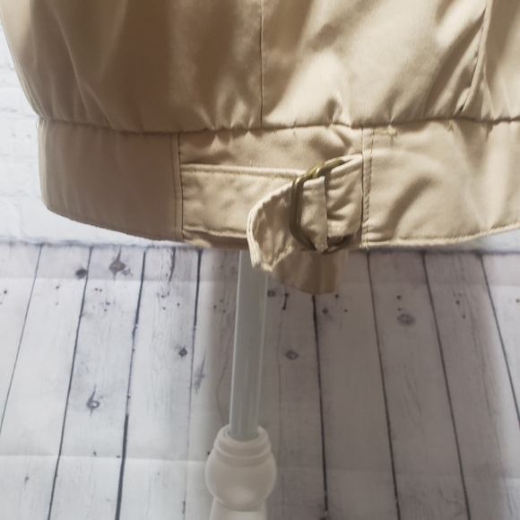 Vintage Men's Peter England Sz L Tan Bomber Jacket - Picture 2 of 13